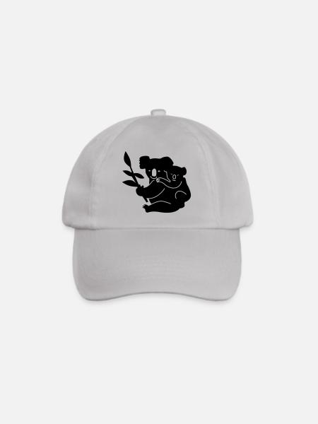 koala - Baseballkappe - Grau