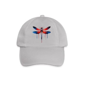 Libelle - Baseballkappe - Grau - Vorne