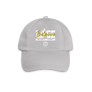 Lüttich Belgien Koordinaten Reise Souvenir - Baseballkappe - Grau - Vorne