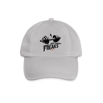 Just Freaks Hanteln Fit Sport Gym - Just Freaks ® - Baseballkappe - Grau - Vorne