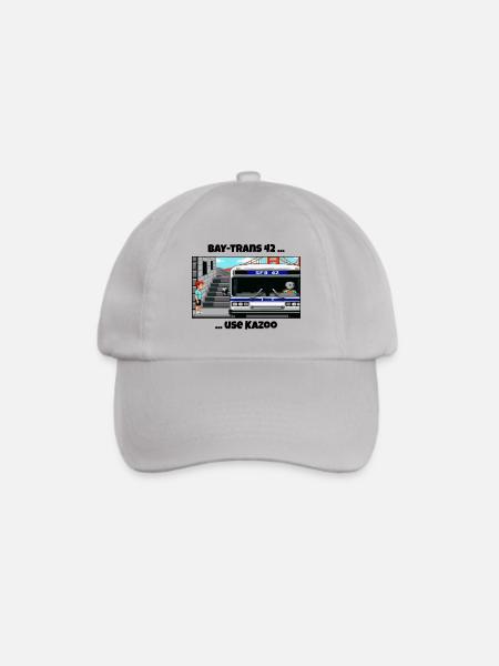 Bay-Trans 42 - 8 Bit Retrogame Charme Zak - Baseballkappe - Grau