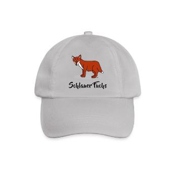 Schlau Intelligent - Schlauer Fuchs - Baseballkappe - Grau - Vorne