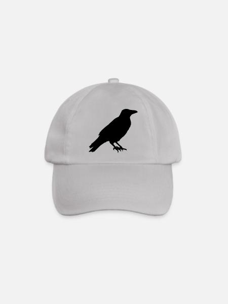 Der Rabe - Baseballkappe - Grau