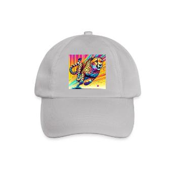 Gepard - Baseballkappe - Grau - Vorne