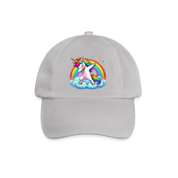 Einhörner Dabbing Dab Einhorn Unicorn Frauen - Baseballkappe - Grau - Vorne