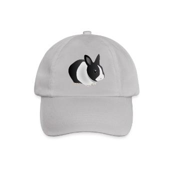 Hase - Baseballkappe - Grau - Vorne