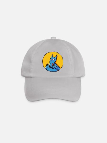 Le loup! - Baseballkappe - Grau