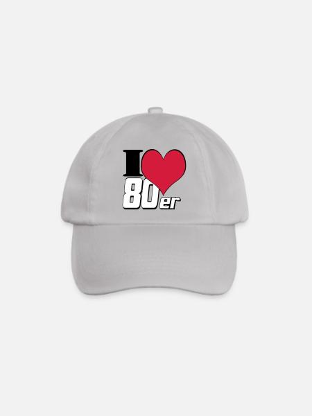 80er Party Retro Fun , Motto Party Shirt 80er (25) - Baseballkappe - Grau