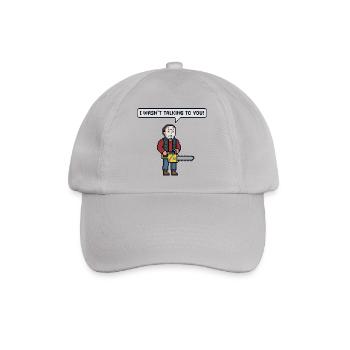 Lustiges Weihnachtmotiv für eine schöne Bescherung - Baseballkappe - Grau - Vorne
