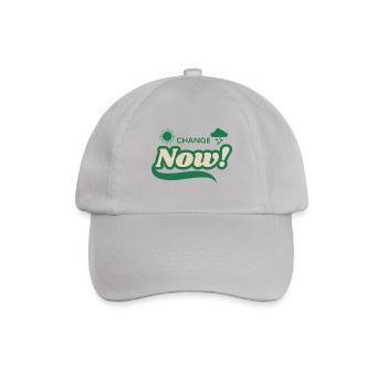 Change Now - Baseballkappe - Grau - Vorne