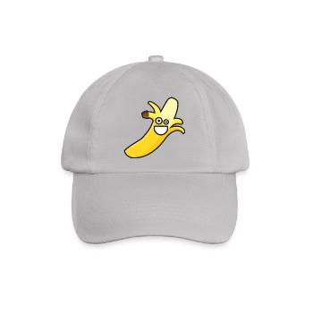 Banane - Baseballkappe - Grau - Vorne