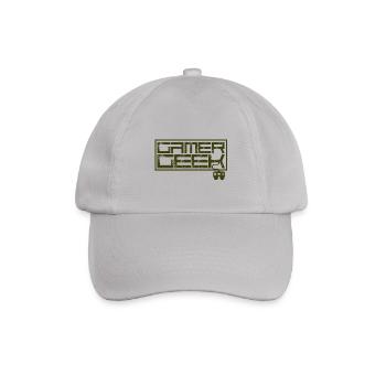 Gamer - Gamer Geek - Baseballkappe - Grau - Vorne