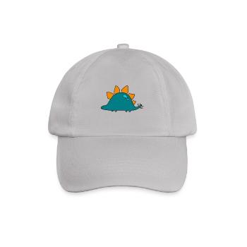 Stegosaurus - Baseballkappe - Grau - Vorne