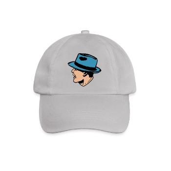 Gangster Pop Art - Baseballkappe - Grau - Vorne