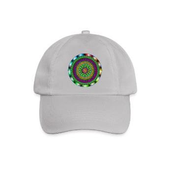 Mandala - Baseballkappe - Grau - Vorne