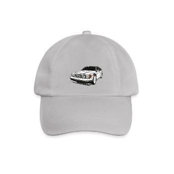 W201 190E Silhouette - Baseballkappe - Grau - Vorne