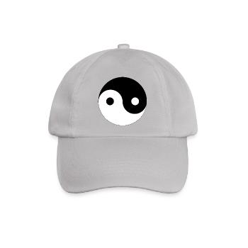 Yin Yang - Baseballkappe - Grau - Vorne