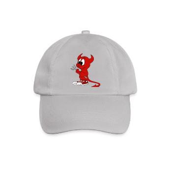 Teufelchen - Baseballkappe - Grau - Vorne
