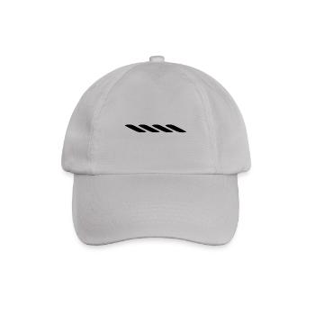 Seil mit Biss-Logo - Baseballkappe - Grau - Vorne