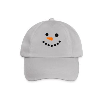 Ich bin ein Schneemann! - Baseballkappe - Grau - Vorne
