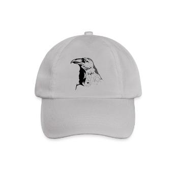 Rabe - Baseballkappe - Grau - Vorne