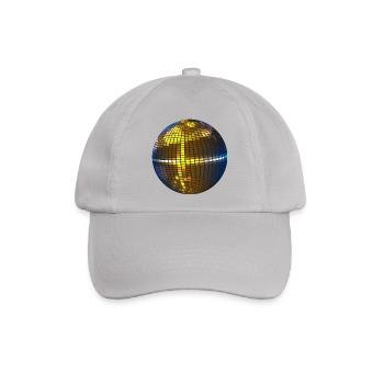 Disco Kugel - Baseballkappe - Grau - Vorne