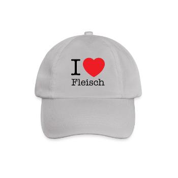 Fleisch - Baseballkappe - Grau - Vorne