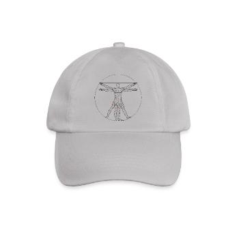 Da Vinci Programmierer Geschenkidee - Baseballkappe - Grau - Vorne