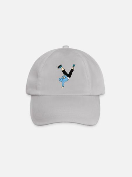 Breakdancer / Hip Hop - Baseballkappe - Grau