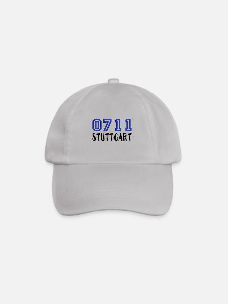 0711 Stuttgart Geschenkidee Stuggi Schwaben - Baseballkappe - Grau