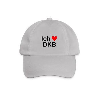 Ich liebe DKB - Dinkelsbühl | Heimat | Geschenk - Baseballkappe - Grau - Vorne