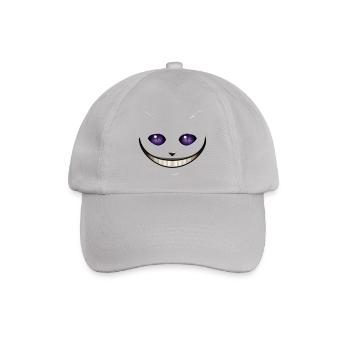 Cheshire Katze - Baseballkappe - Grau - Vorne