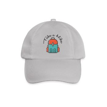 take a hike - Baseballkappe - Grau - Vorne
