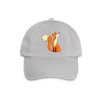 Fuchs beleidigt - Baseballkappe - Grau - Vorne
