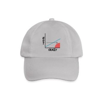 Crazy Hot Skala - Grafik - Graph - Barny - Baseballkappe - Grau - Vorne
