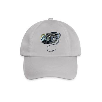 Alien Biomechanik - Baseballkappe - Grau - Vorne