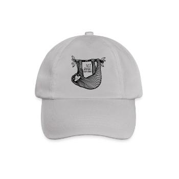 Der faule, tierische, begrenzte Nervenzusammenbruch - Baseballkappe - Grau - Vorne