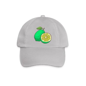 Limetten Limonen - Baseballkappe - Grau - Vorne