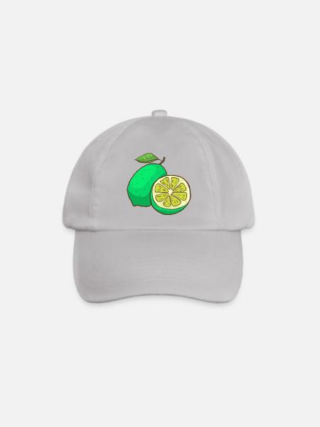 Limetten Limonen - Baseballkappe - Grau