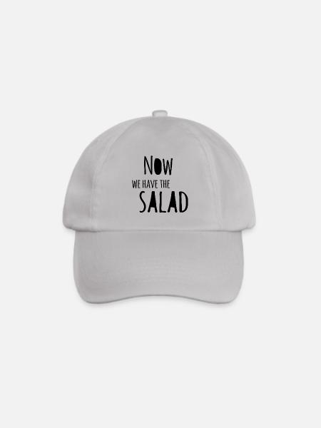 Jetzt haben wir den Salat - Baseballkappe - Grau
