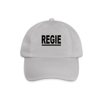 Regie schwarz - Baseballkappe - Grau - Vorne