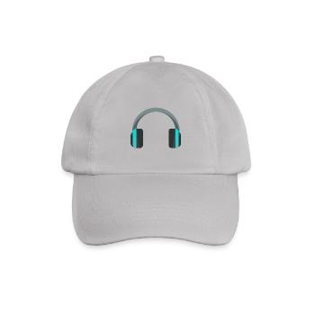 Kopfhörer headphones - Baseballkappe - Grau - Vorne