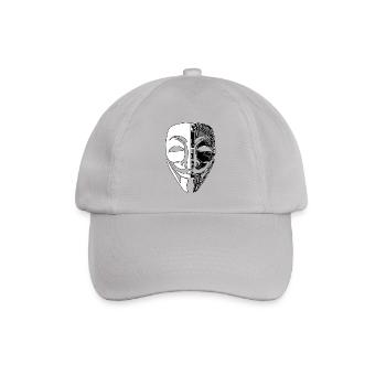 Anonymous Bitcoin - Baseballkappe - Grau - Vorne