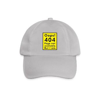 404 error - Baseballkappe - Grau - Vorne