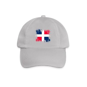 Dominikanische Republik - Dominikanische Republik - Baseballkappe - Grau - Vorne