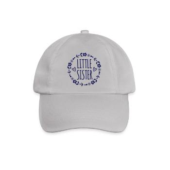 Große Kleine Schwester Geschenkidee Schwestern - Baseballkappe - Grau - Vorne