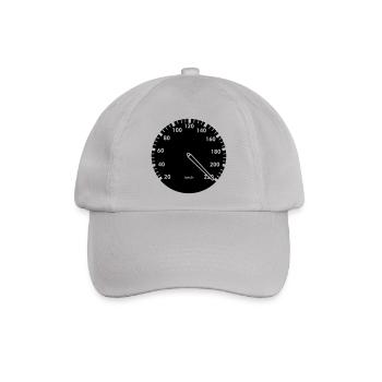 Tacho Auto - Baseballkappe - Grau - Vorne