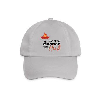 ECHTE MÄNNER - Baseballkappe - Grau - Vorne