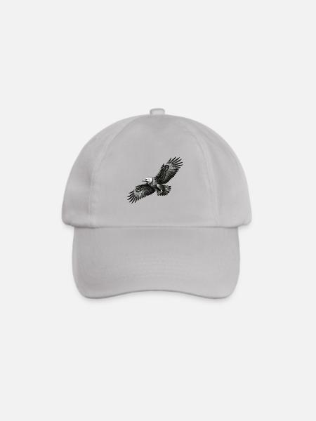 Seeadler im Flug - ein Symbol der Freiheit - Baseballkappe - Grau