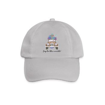 Joy to the world | Weihnachten | Weihnachtsauto - Baseballkappe - Grau - Vorne